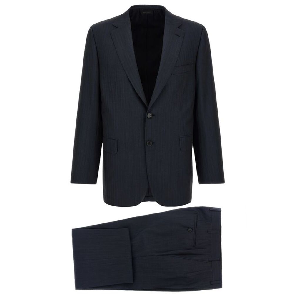 Brioni Blue Wool Men's Blazer